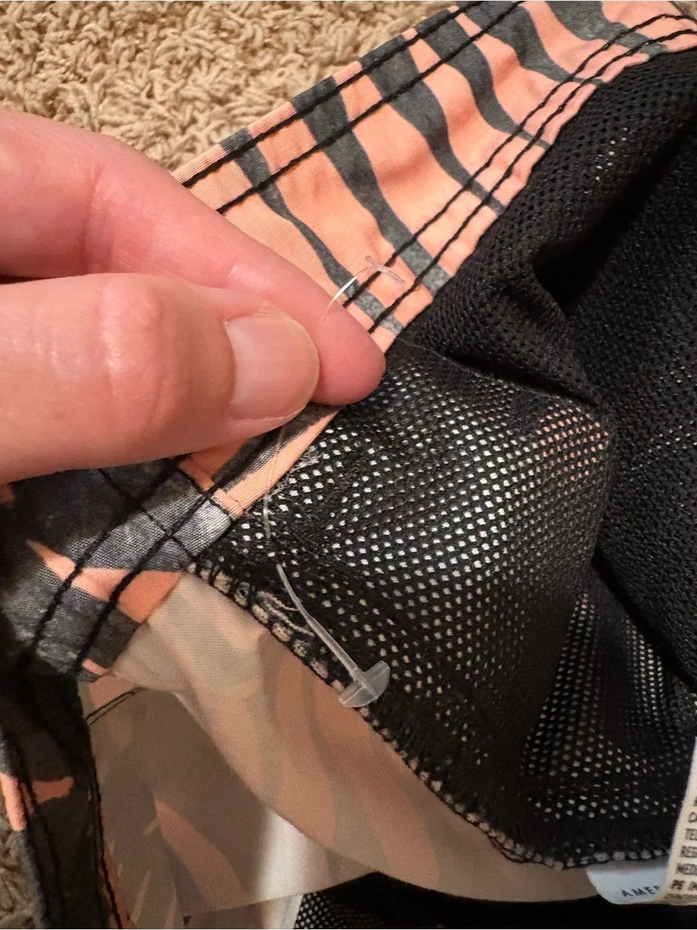 American Eagle Palm Swim Trunk 10” men’s size small NWOT